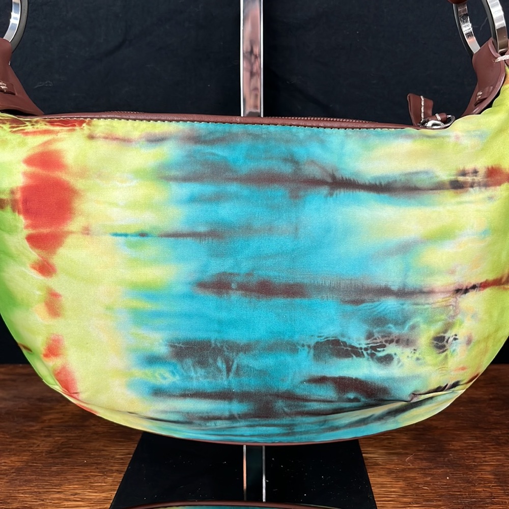 Donald J. Pliner Designer Tie Dye Handbag NWOT - Picture 2 of 10